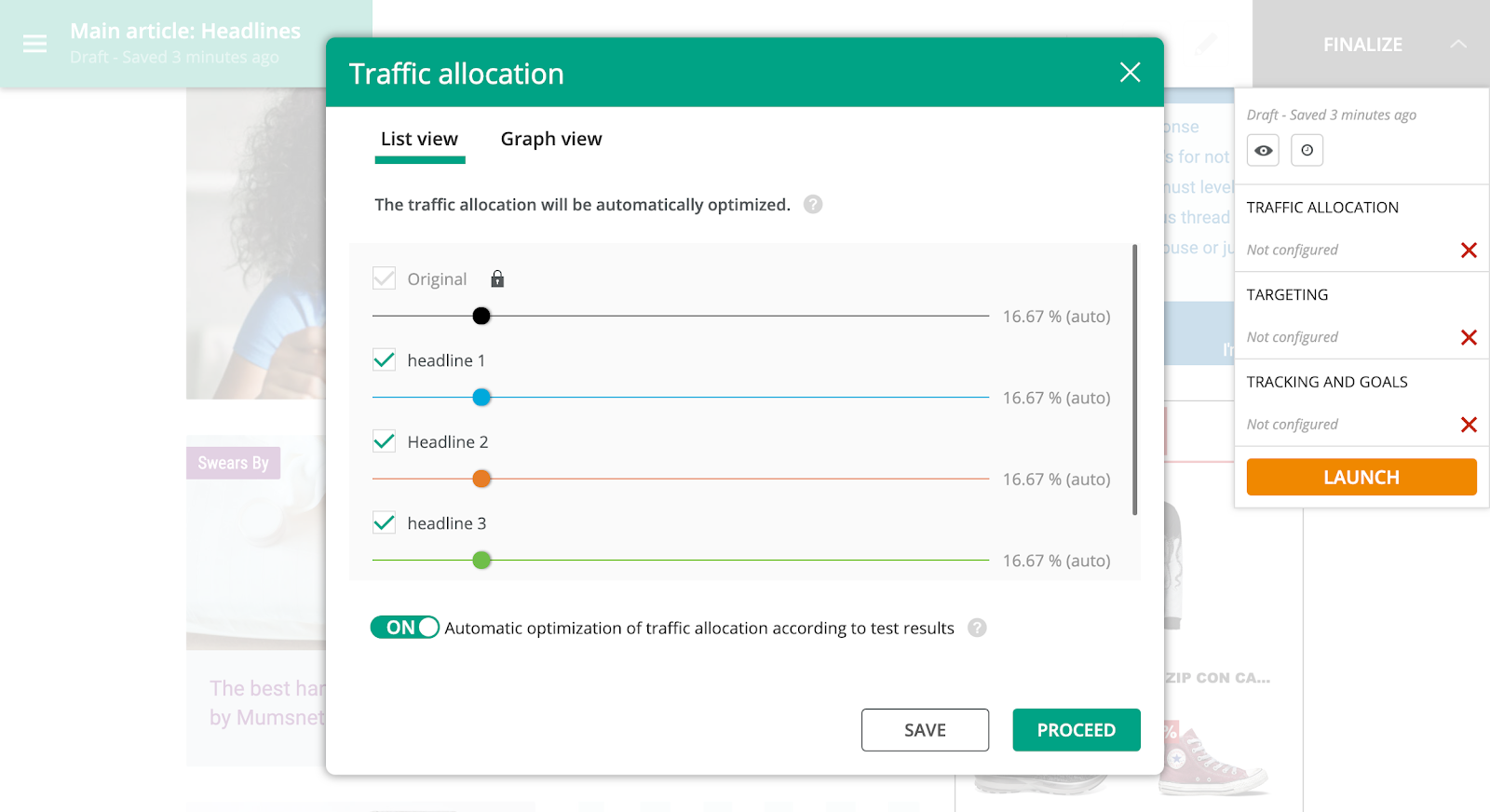 A/B/n experimentation using the multi-armed bandit methodology